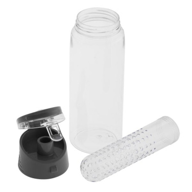700 ml Frutello Wasserflasche, grau/farblos, Produktbild (2)