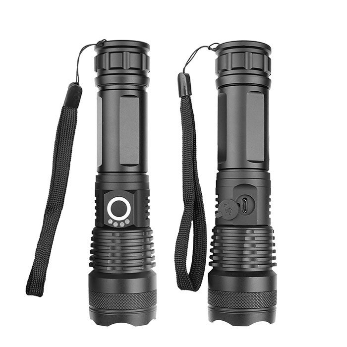 CONRAD – wiederaufladbare Taschenlampe, Produktbild (1)