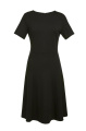 Brook Taverner Belinda Strickkleid, schwarz