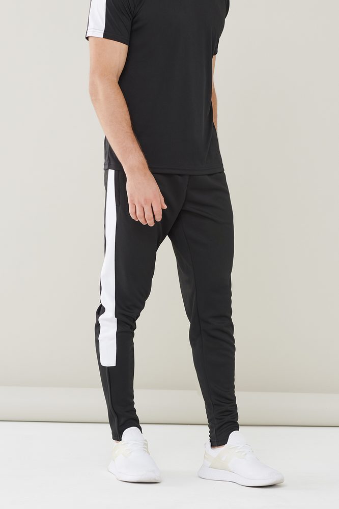 STRICK-TRAININGSANZUGHOSE, black, 3XL, Produktbild, schwarz