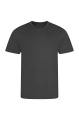 Just Cool Cooles Kinder-T-Shirt, Holzkohle