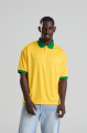 Just Cool Retro-Sportshirt, gelb/grün
