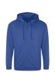 Just Hoods Kapuzenpullover mit Reißverschluss, Königsblau
