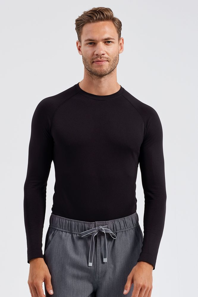 UNAUFHALTBARES BASELAYER FÜR HERREN, black, L, Produktbild, schwarz (1)