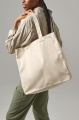 Quadra Classic Canvas Einkaufstasche, beige