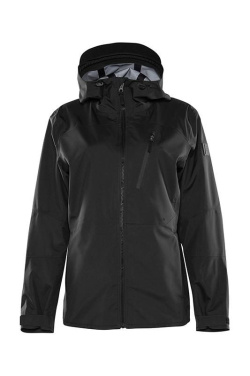 DAMEN-ZINK-SHELL-JACKE, black, L, Produktbild, schwarz (2)