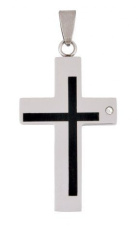 Anhänger aus Stahlkreuz
