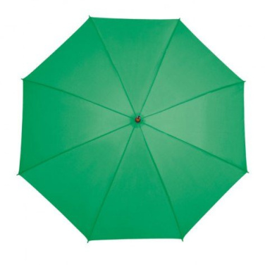 Regenschirm mit grünem Holzgriff, Durchmesser 105 cm, Produktbild (4)