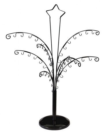 Präsentationsständer, schwarz, baumförmig – Höhe 61 cm, Produktbild