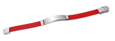 Stahlarmband und rotes EVA-Schaumstoff, Produktbild (2)