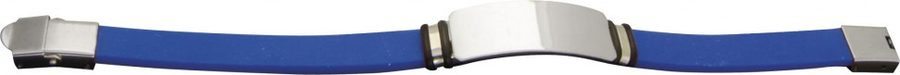 Stahl- und blaues Armband, Produktbild
