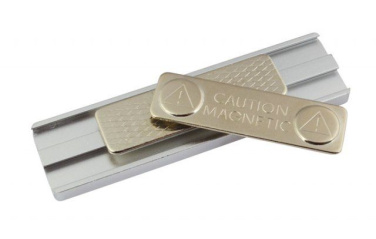 Namensschild mit Magnet, 75 × 20 mm, Produktbild (2)