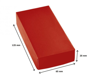 Schlüsselanhänger rot - Satin Euro, Produktbild (3)