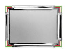 Aluminium-Targa dreifarbig mm 200 × 150