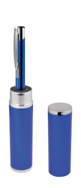 Box aus blauem Aluminium - Stift nicht enthalten., Produktbild (3)