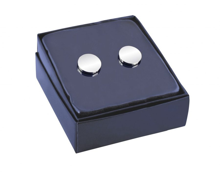 Blaue Schachtel 90 × 90 × 35 mm für Manschettenknöpfe, Produktbild (1)