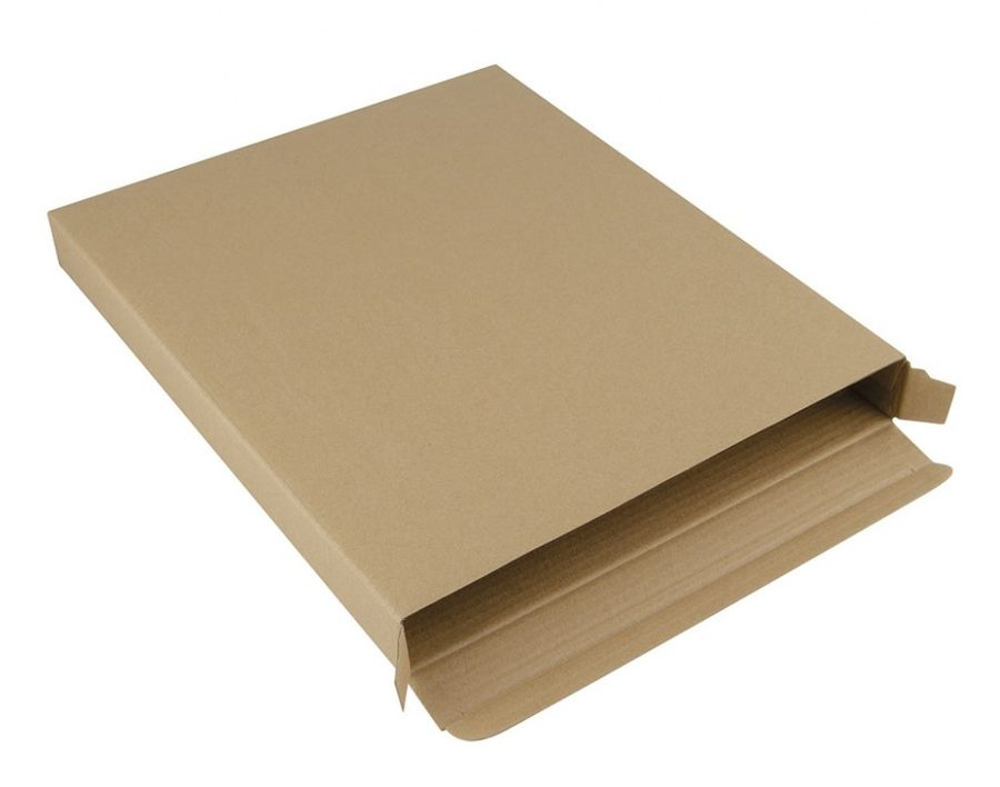 Kraftpapierkarton mit Wappen, Innenmaße 27 × 22 × 2,5, Produktbild (1)