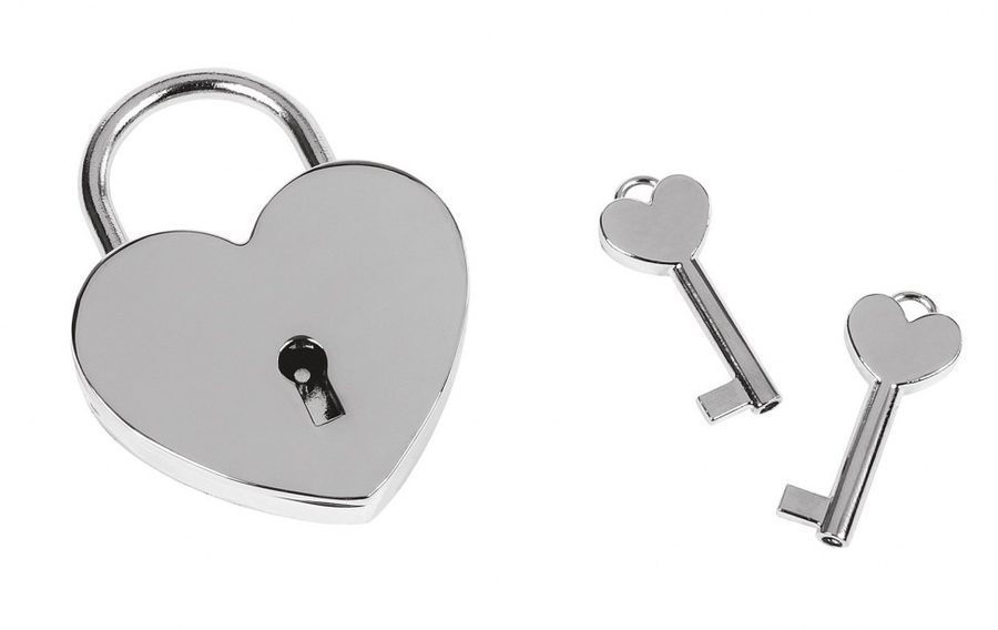 Silbernes Herzschloss, Produktbild (1)