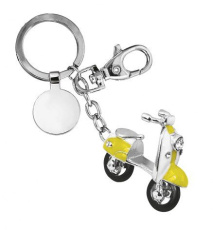Vespa-Schlüsselanhänger, gelb, ohne Box