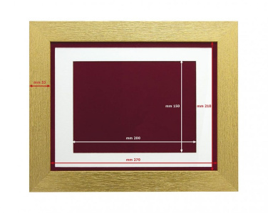 Gesims gold pro targa 13 × 18 cm, Produktbild (2)