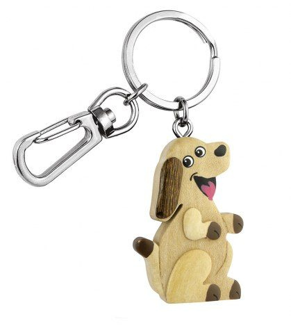 Schlüsselanhänger Hund, ohne Verpackung, Produktbild