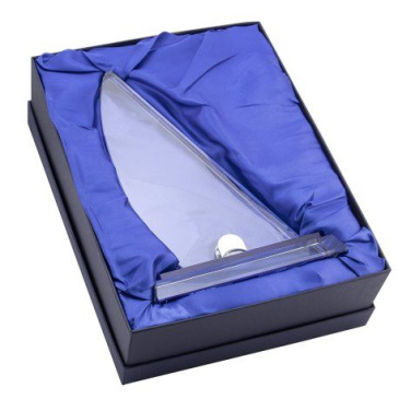 Auszeichnungstrophäe aus Vela 150 × 100 × 10 mm mit Träger, Produktbild (4)