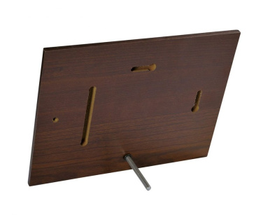 Präsentationsbox für eine Auszeichnungsplakette, Walnuss-Finish, 230 × 180 mm, Produktbild (4)