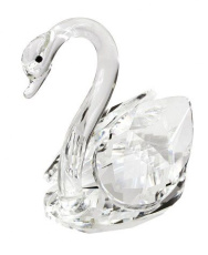 Glasschwan, 7,5 cm, ohne Verpackung
