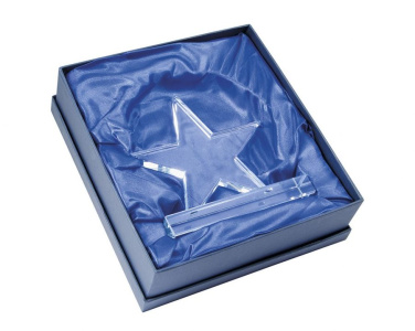 Auszeichnungstrophäe, Glasstern, mm 100 - Sockelhöhe 19, Produktbild (3)