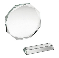 Achteckiger Auszeichnungspokal, freistehender Sockel, d.140