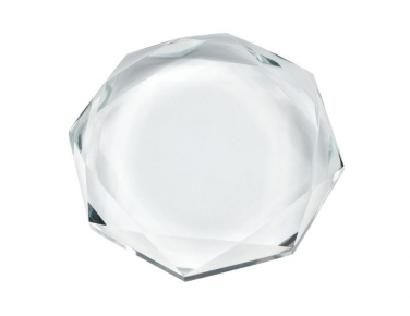 Briefbeschwerer aus Glas, Durchmesser 80 cm, Höhe 19 mm, Produktbild (2)