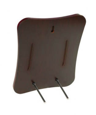 Wappenförmiges Mahagonimöbelstück, 200 × 250 × 15 mm, ohne Schachtel, Produktbild (3)