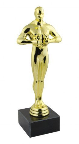 Auszeichnungstrophäe-Statuette 21,5 cm, Produktbild (1)