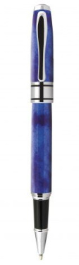Kugelschreiber marmorblau, Produktbild (3)