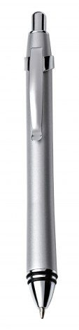 Kugelschreiber aus Metall, silber, Produktbild