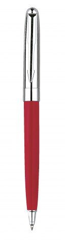 Stift, Metall, verchromt/rot glänzend, Produktbild