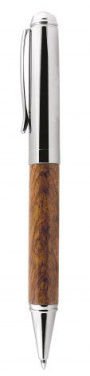Kugelschreiber aus Holz und verchromt, Produktbild (2)