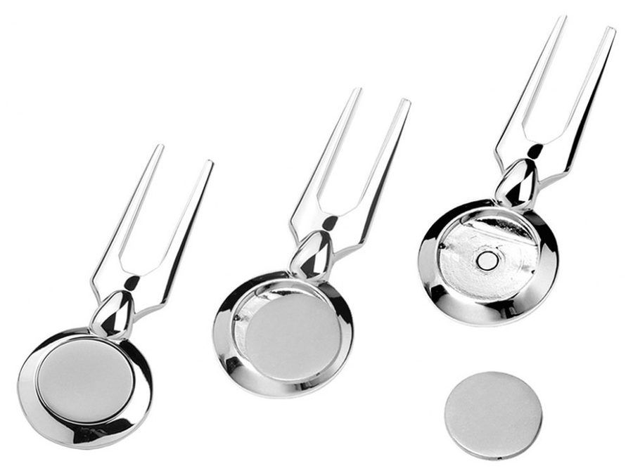 Golf-Divot-Werkzeug, glänzend, d=20 mm, ohne Verpackung, Produktbild (1)