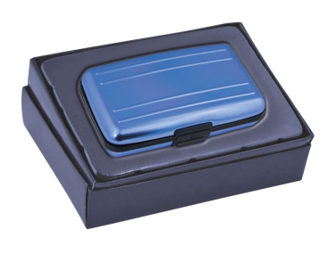 Visitenkartenetui aus Aluminium, blau, Produktbild (3)