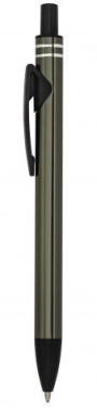 Schwarzer Stiftclip aus poliertem Aluminium, Produktbild (2)