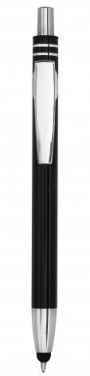 Schwarzer Aluminiumstift mit Touch-Funktion, Produktbild (3)