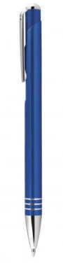 Kugelschreiber aus Aluminium, blau, Produktbild (2)