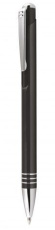 Kugelschreiber aus Aluminium, schwarz