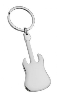 Schlüsselanhänger – Gitarre – glänzend und schwarz, Produktbild (2)