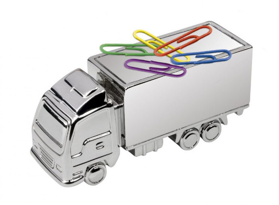 Magnetischer Schreibtisch-Briefbeschwerer „LKW“, Produktbild (1)