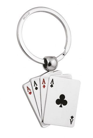 Schlüsselanhänger-Poker mit Assen – drehbar, Produktbild (1)