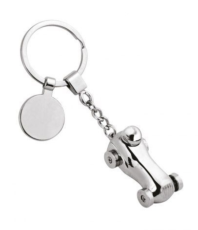 Schlüsselanhänger kleines Auto mit Münze, Produktbild (1)