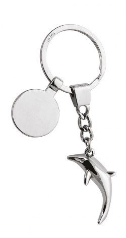Schlüsselanhänger Delfin mit Münze, Produktbild (1)
