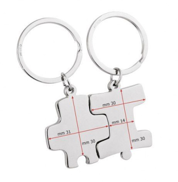 Schlüsselanhänger-Doppelpuzzle – mit Magnet, Produktbild (3)