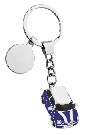 Blauer Autoschlüsselanhänger, Produktbild (1)